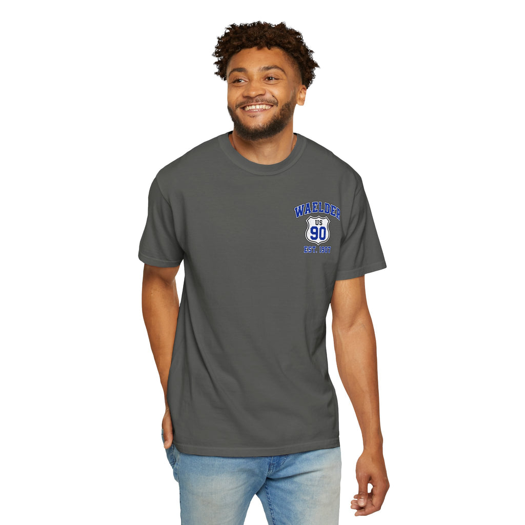 Waelder Route 90 Vintage Athletics T-Shirt | 1907 Collection