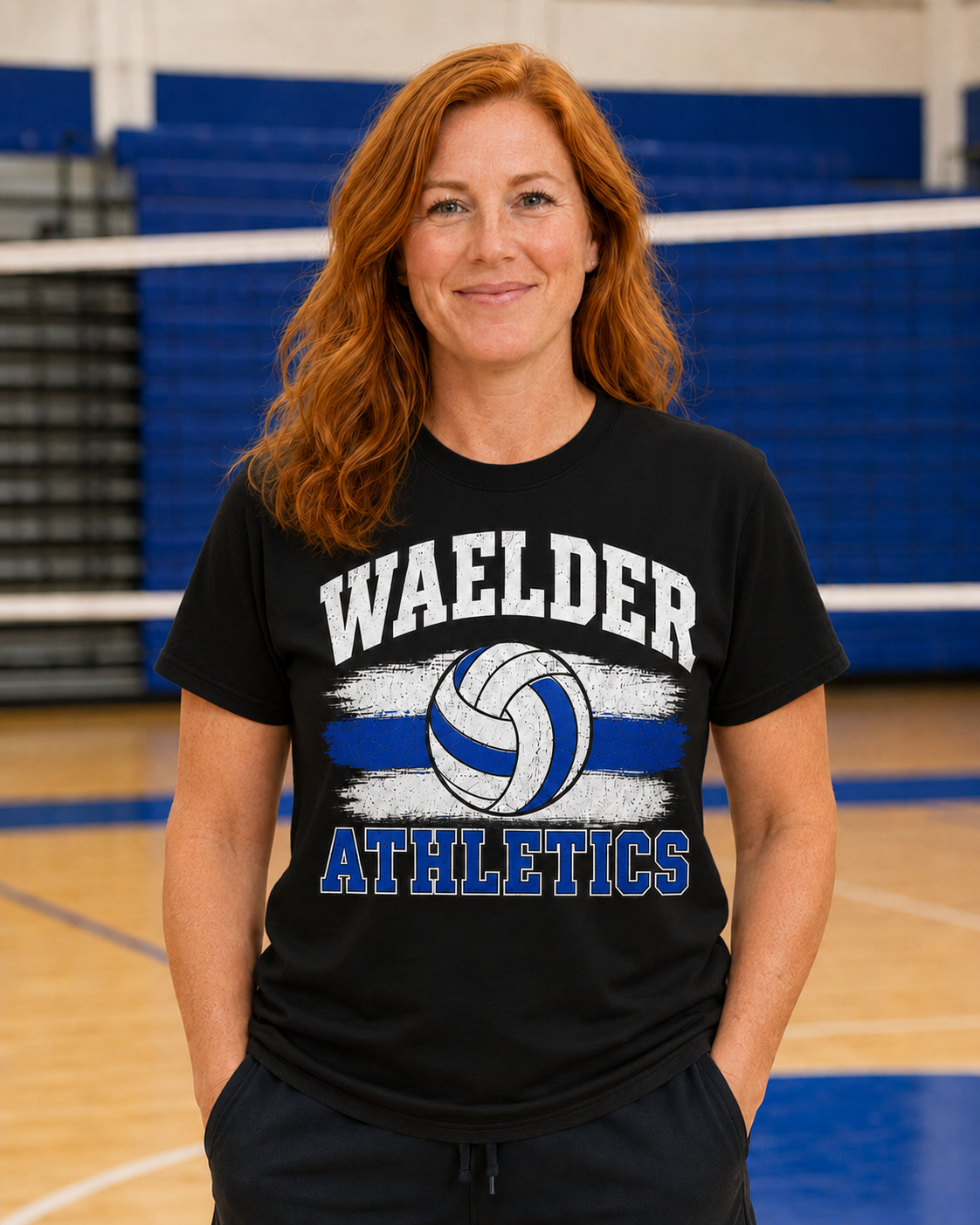 Waelder Volleyball Graphic T-Shirt | 1907 Collection