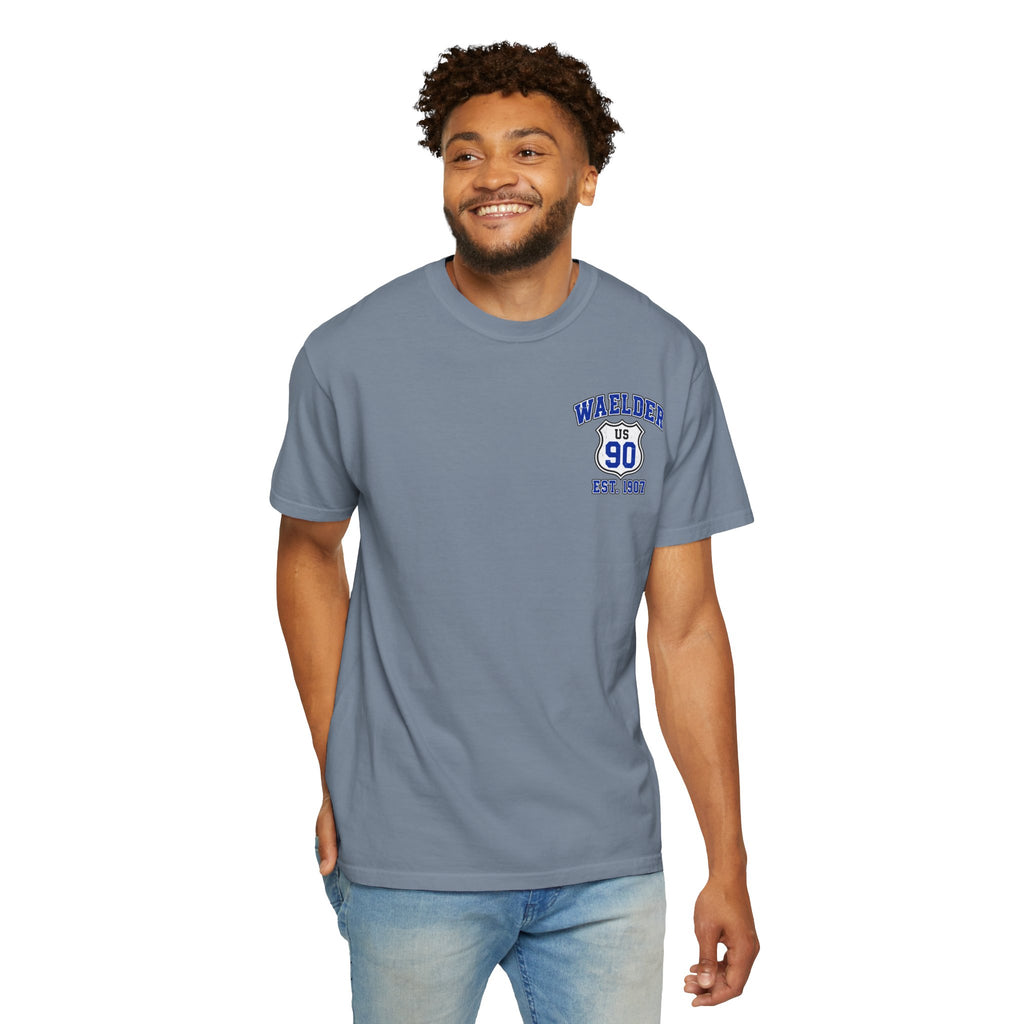 Waelder Route 90 Vintage Athletics T-Shirt | 1907 Collection